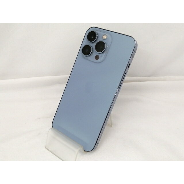 【中古】Apple docomo 【SIMフリー】 iPhone 13 Pro 256GB シエラブルー MLUU3J/A【秋葉3号】保証期間1ヶ月【ランクC】