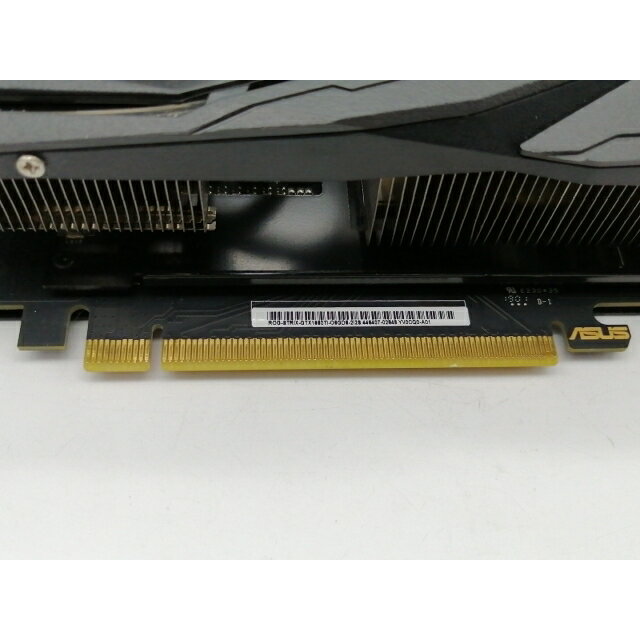 【中古】ASUS ROG-STRIX-GTX1660TI-O6G-GAMING GTX1660Ti/6GB(GDDR6)/PCI-E【秋葉2号】保証期間1週間