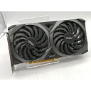 【中古】MSI GeForce RTX 3060 VENTUS 2X 12G OC RTX3060(LHR)/12GB(GDDR6)/PCI-E【秋葉2号】保証期間1週間