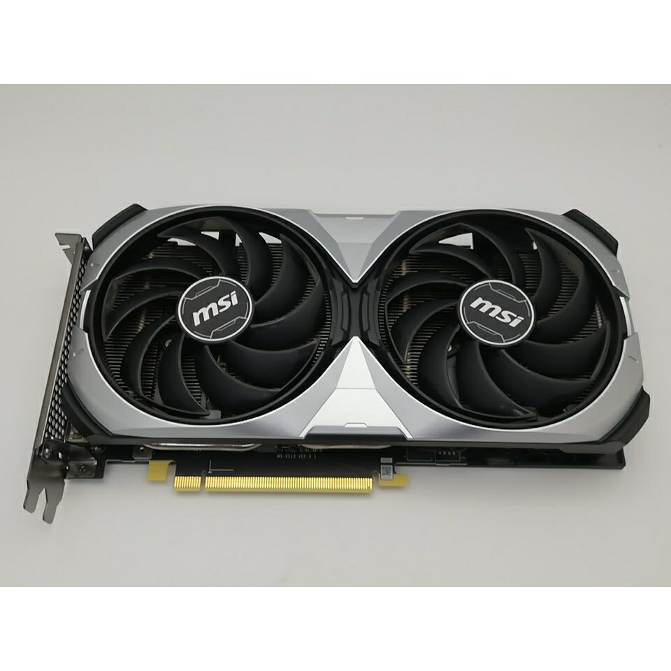 【中古】MSI GeForce RTX 4070 SUPER 12G VENTUS 2X OC RTX4070Super/12GB (GDDR6X)【秋葉2号】保証期..