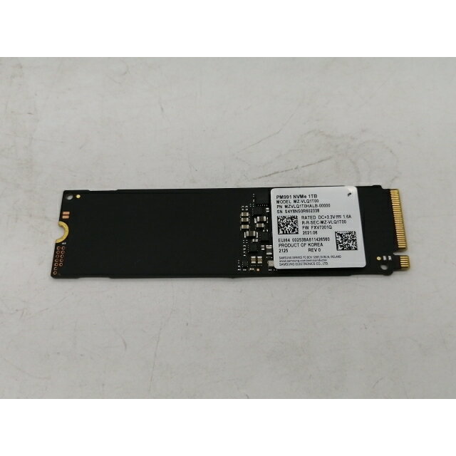 【中古】各社 1TB SSD (M.2 2280/PCIe3.0 NVMe)【秋葉2号】保証期間1週間