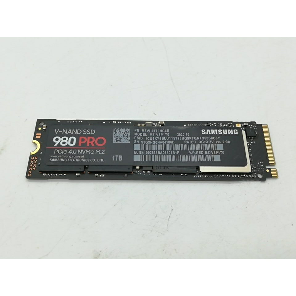 ѤŷԾŹ㤨֡šSAMSUNG 980 Pro (MZ-V8P1T0B/IT 1TB/M.2 2280(PCIe4.0 NVME/TLCڽ2ݾڴ1֡פβǤʤ9,980ߤˤʤޤ