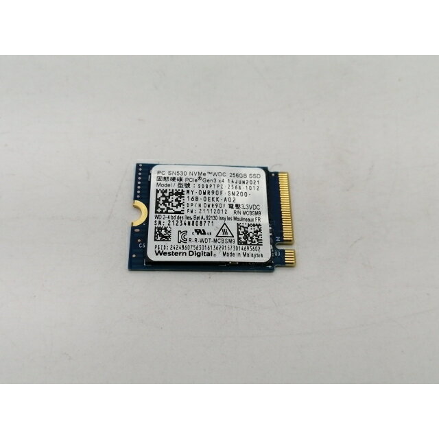 【中古】各社 256GB SSD (M.2 2230/PCIe3.0 NVMe)【秋葉2号】保証期間1週間