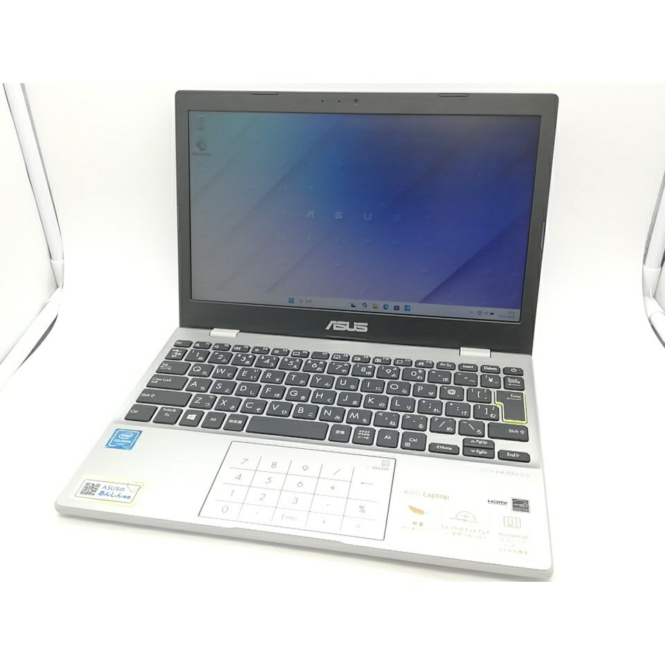 【中古】ASUS E210MA E210MA-GJ003W ドリーミーホワイト【Celeron N4020 4G 64G(eMMC) WiFi 11LCD(1366x768)(S)】【秋葉2号】保証期間1ヶ月【ランクB】