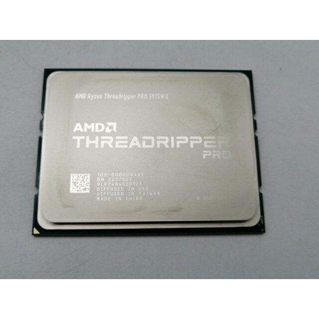 AMD Ryzen Threadripper PRO 5975WX (3.6GHz/TC:4.5GHz) BOX sWRX8/32C/64T/L3 144MB/TDP280W保証期間1週間