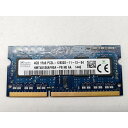 【中古】204PIN 4GB DDR3L-1600 SODIMM(低電圧対応)【ノートPC用】【秋葉2号】保証期間1週間