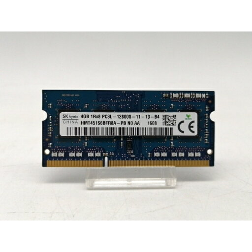 【中古】204PIN 4GB DDR3L-1600 SODIMM(低電圧対応)【ノートPC用】【秋葉2号】保証期間1週間 【中古】204PIN 4GB DDR3L-1600 SODIMM(低電圧対応)【ノートPC用】【秋葉2号】保証期間1週間