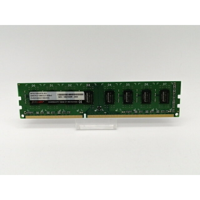【中古】DDR3 8GB PC3-12800(DDR3-1600)【デスクトップPC用】【秋葉2号】保証期間1週間