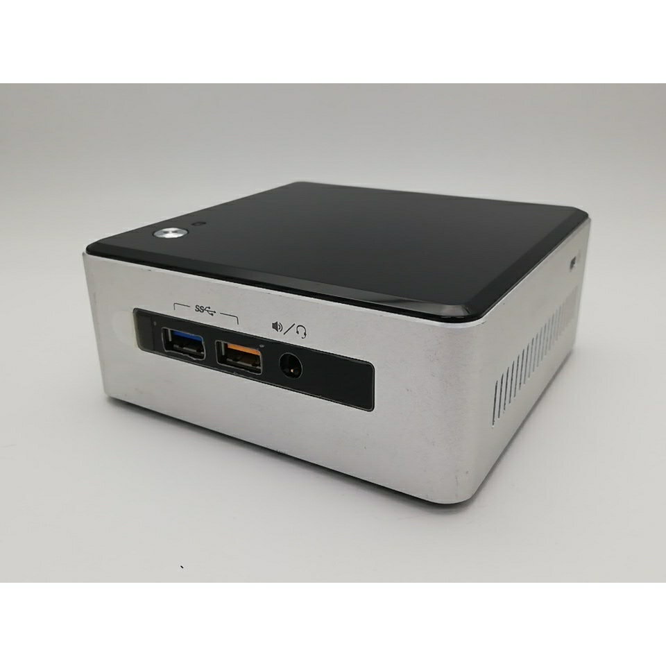 【中古】Intel NUC5i3RYH Core i3-5010U(2.1GHz/2C/4T/HDGraphics5500)/11ac無線LAN/小型ベアボーンPC..