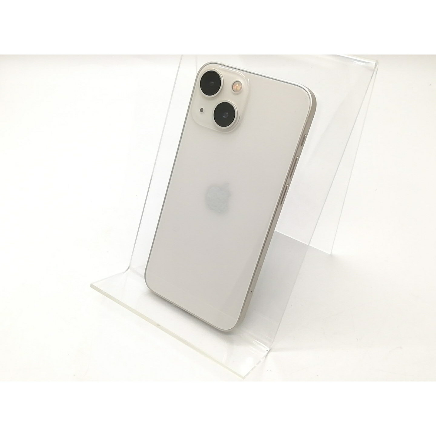 【中古】Apple docomo 【SIMフリー】 iPhone 13 mini 128GB スターライト MLJE3J/A【秋葉4号】保証期間1ヶ月【ランクC】