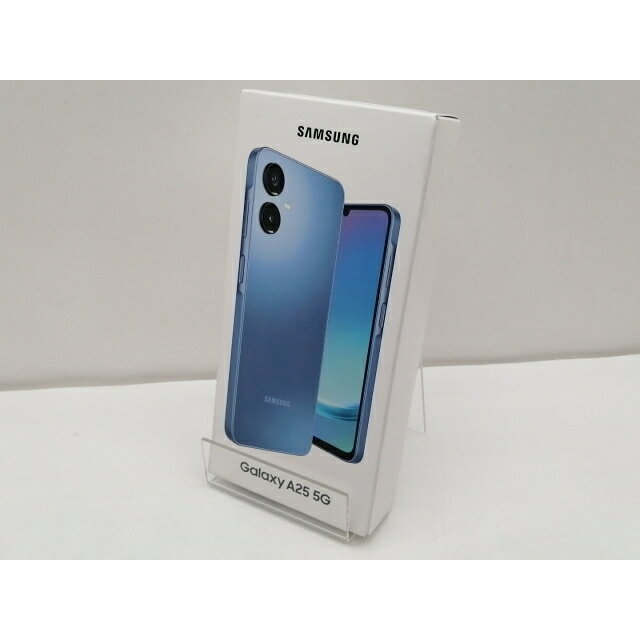【未使用】SAMSUNG UQmobile 【SIMフリー】 Galaxy A25 5G ブルー 4GB 64GB SCG33【京都】保証期間3ヶ月
