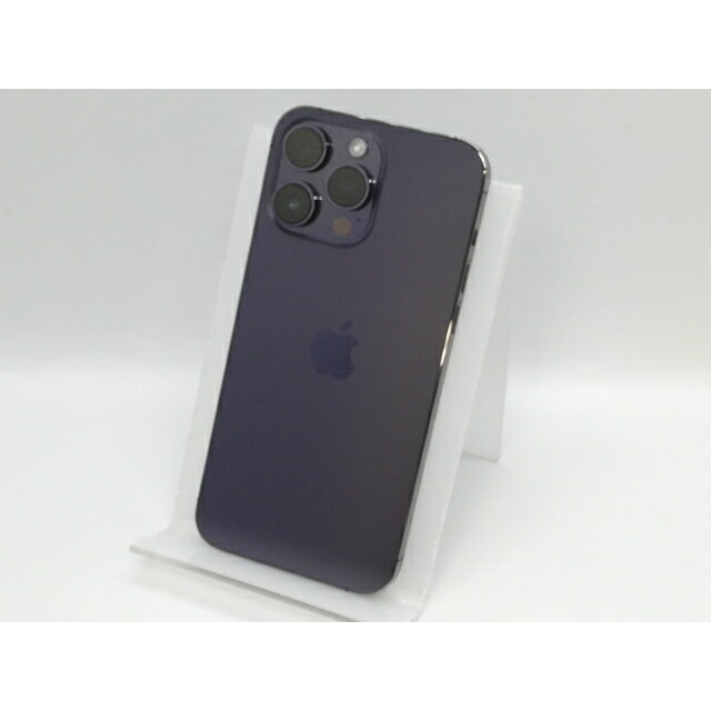 【中古】Apple 国内版 【SIMフリー】 iPhone 14 Pro Max 512GB ディープパープル MQ9J3J/A【京都】保証期間1ヶ月【ランクB】