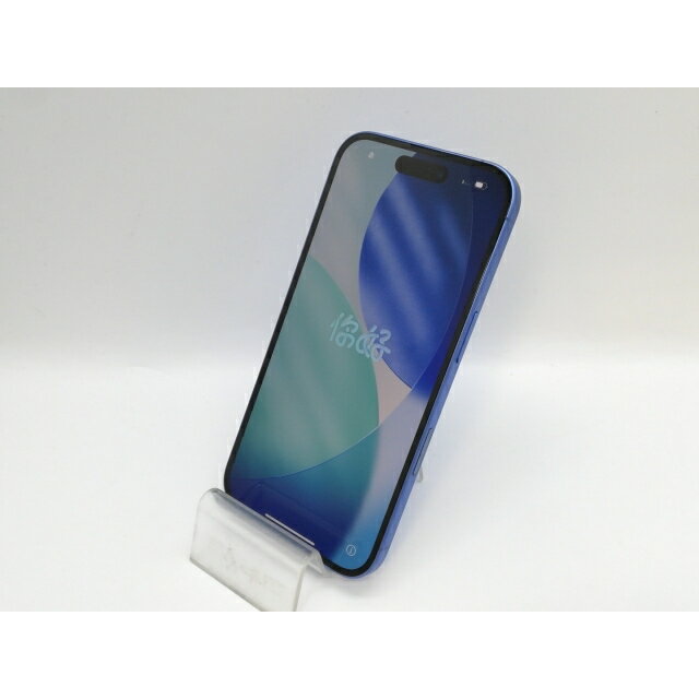 【中古】Apple 国内版 【SIMフリー】 iPhone 16 128GB ウルトラマリン MYDU3J/A【京都】保証期間1ヶ月【ランクA】