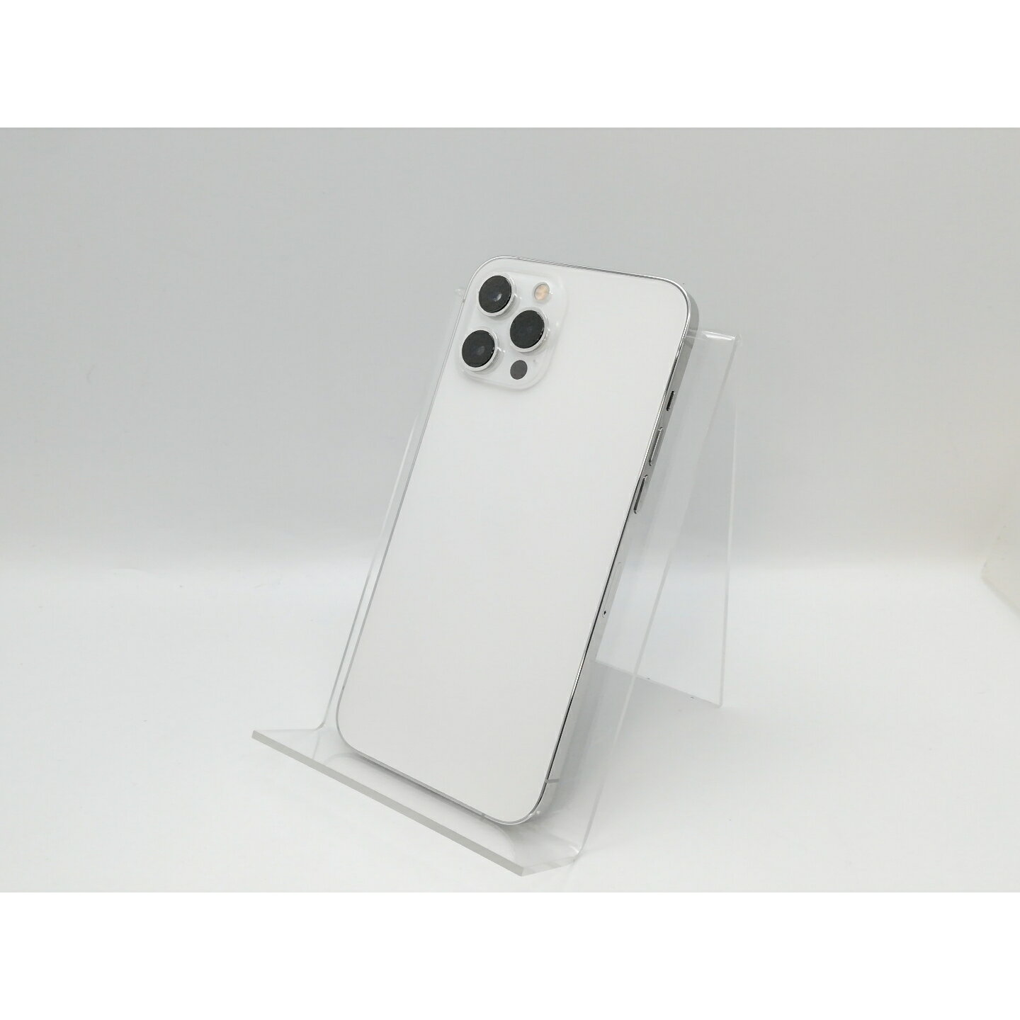 【中古】Apple au 【SIMロック解除済み】 iPhone 12 Pro Max 128GB シルバー MGCV3J/A【京都】保証期間1ヶ月【ランクB】(2)