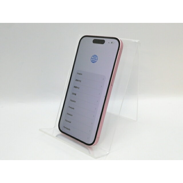 【中古】Apple 国内版 【SIMフリー】 iPhone 15 256GB ピンク MTMP3J/A【京都】保証期間1ヶ月【ランクB】