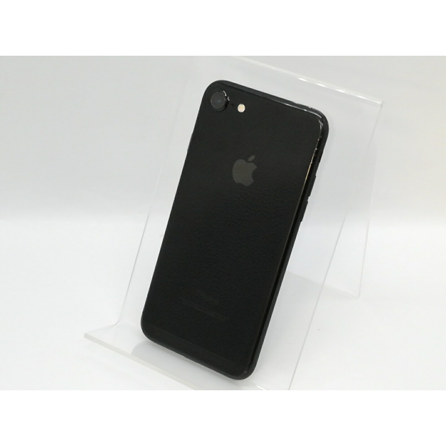 【中古】Apple SoftBank 【SIMロック解除済み】 iPhone 7 128GB ジェットブラック MNCP2J/A【京都】保証期間1ヶ月【ランクC】(2)