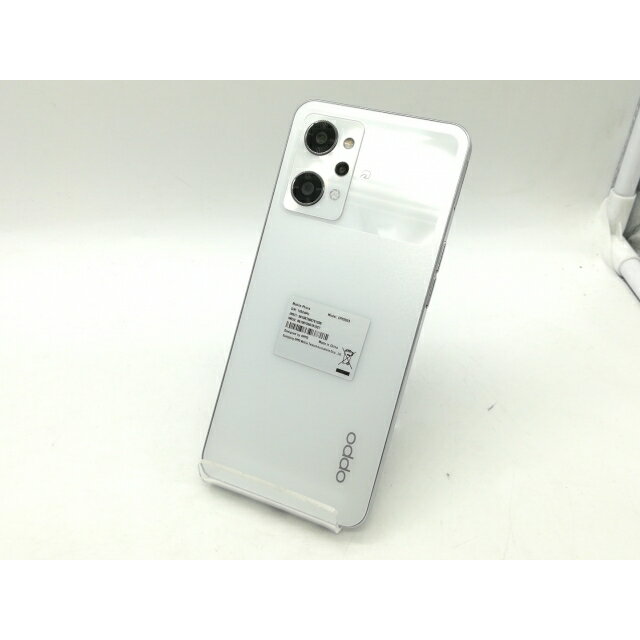 【中古】Oppo 楽天モバイル 【SIMフリー】 OPPO Reno9 A ムーンホワイト 8GB 128GB CPH2523【博多】保証期間1ヶ月【ランクA】