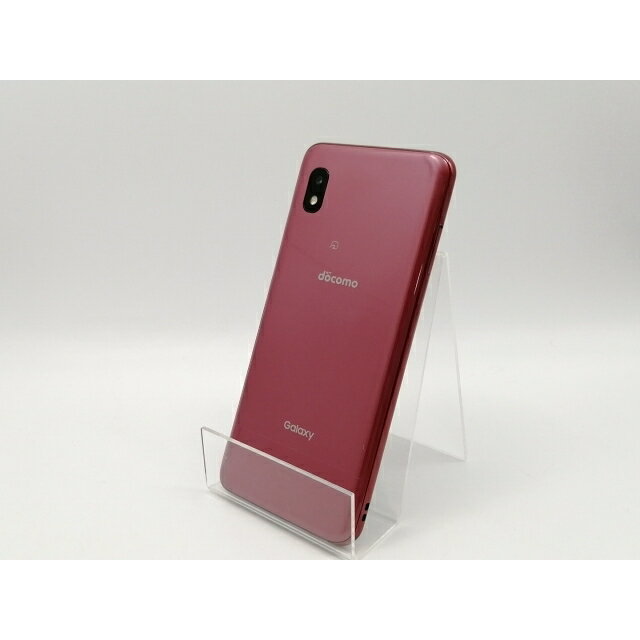【中古】SAMSUNG docomo 【SIMロック解除済み】 Galaxy A21 レッド 3GB 64GB SC-42A【博多】保証期間1ヶ月【ランクB】