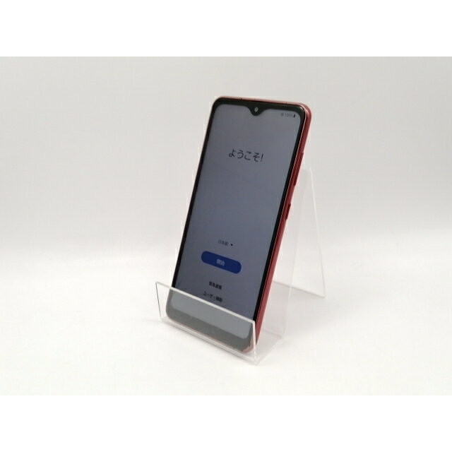 【中古】SAMSUNG docomo 【SIMロック解除済み】 Galaxy A21 レッド 3GB 64GB SC-42A【博多】保証期間1ヶ月【ランクB】