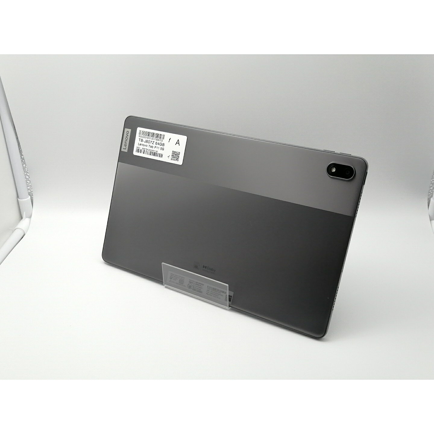 【中古】Lenovo au 【SIMフリー】 Lenovo Tab P11 5G 4GB 64GB LET01 ストームグレ-【博多】保証期間1ヶ月【ランクA】