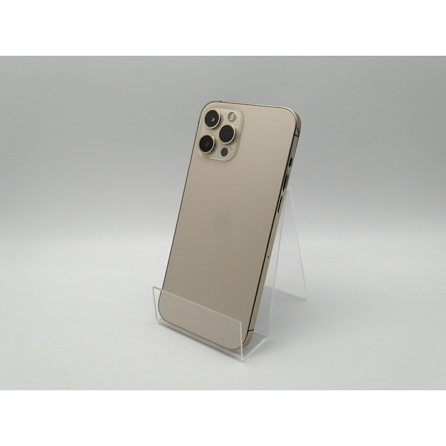 【中古】Apple SoftBank 【SIMロック解除済み】 iPhone 12 Pro Max 128GB ゴールド MGCW3J/A【博多】保証期間1ヶ月【ランクC】