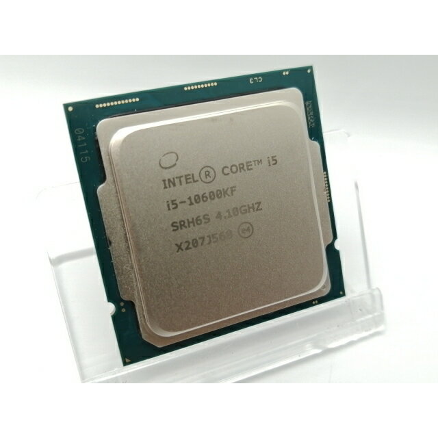 【中古】Intel Core i5-10600KF (4.1GHz/TB:4.8GHz) bulk LGA1200/6C/12T/L3 12M/No iGPU/TDP125W【博多】保証期間1週間