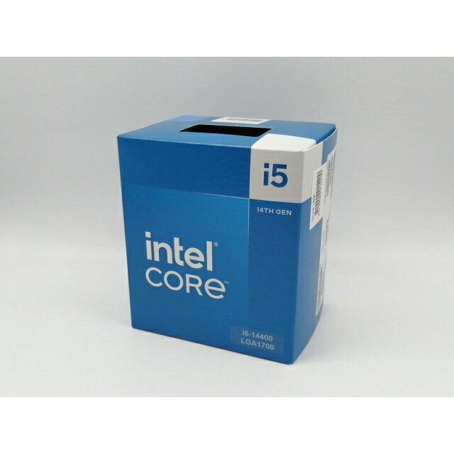 【未使用】Intel Core i5-14400(2.5GHz) Box LGA1700/10C(P:6C/E:4C)/16T/L3 20M/UHD 730/PBP65W【博多】保証期間1週間