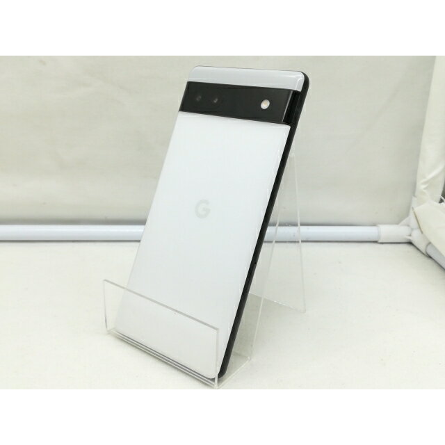 【中古】Google 国内版 【SIMフリー】 Pixel 6a チョーク 6GB 128GB GB17L【川崎】保証期間1ヶ月【ランクC】