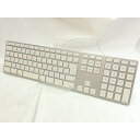 【中古】Apple USB Keyboard テンキー付(Aluminum/A1243) - 日本語(JIS) MB110J/B【川崎】保証期間1週間