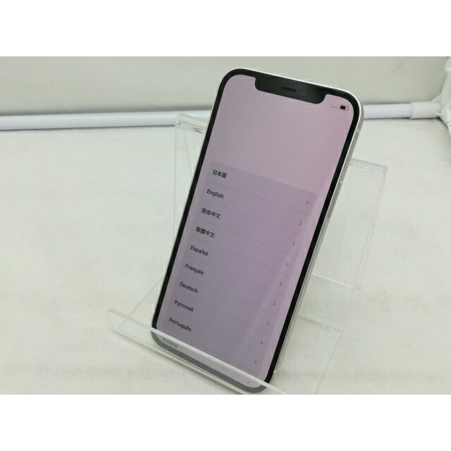 【中古】Apple SoftBank 【SIMロック解除済み】 iPhone 12 64GB ホワイト MGHP3J/A【川崎】保証期間1ヶ月【ランクA】