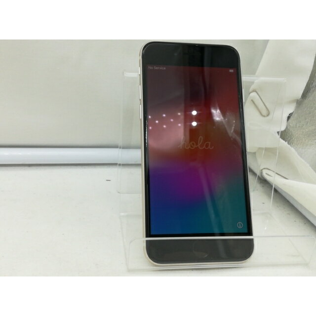 【中古】Apple docomo 【SIMフリー】 iPhone SE(第3世代) 128GB スターライト MMYG3J/A【川崎】保証期間1ヶ月【ランクA】