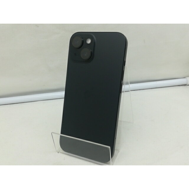 【中古】Apple 国内版 【SIMフリー】 iPhone 15 128GB ブラック MTMH3J/A【川崎】保証期間1ヶ月【ランクA】