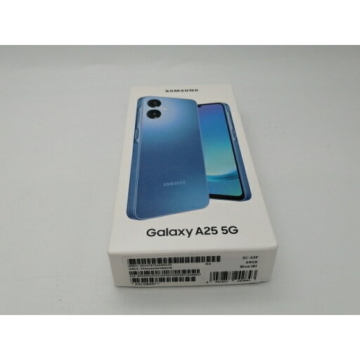 【未使用】SAMSUNG docomo 【SIMフリー】 Galaxy A25 5G ブルー 4GB 64GB SC-53F【秋葉5号】保証期間3ヶ月 【未使用】SAMSUNG docomo 【SIMフリー】 Galaxy A25 5G ブルー 4GB 64GB SC-53F【秋葉5号】保証期間3ヶ月