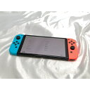 【中古】Nintendo Switch 本体 (有機ELモデル) HEG-S-KABAA ネオンブルー・ネオンレッド 【2021年10月】【秋葉5号】保証期間1ヶ月【ランクB】
