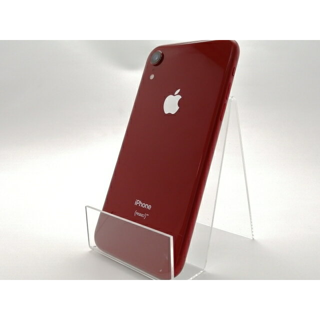 【中古】Apple docomo 【SIMロック解除済み】 iPhone XR 128GB (PRODUCT)RED MT0N2J/A【秋葉5号】保証期間1ヶ月【ランクC】