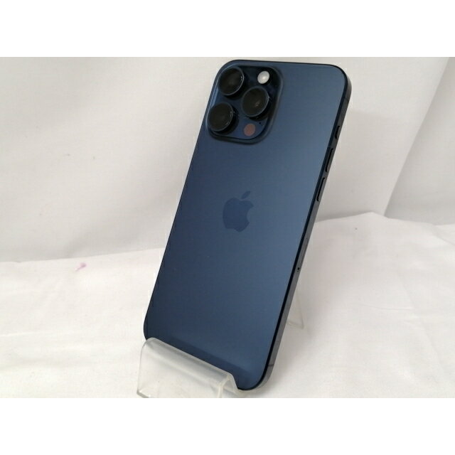 【中古】Apple 国内版 【SIMフリー】 iPhone 15 Pro Max 256GB ブルーチタニウム MU6T3J/A【秋葉5号】保証期間1ヶ月【ランクB】