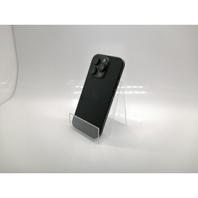 【中古】Apple 国内版 【SIMフリー】 iPhone 16 Pro 128GB ブラックチタニウム MYMV3J/A【秋葉5号】保証期間1ヶ月【ランクA】