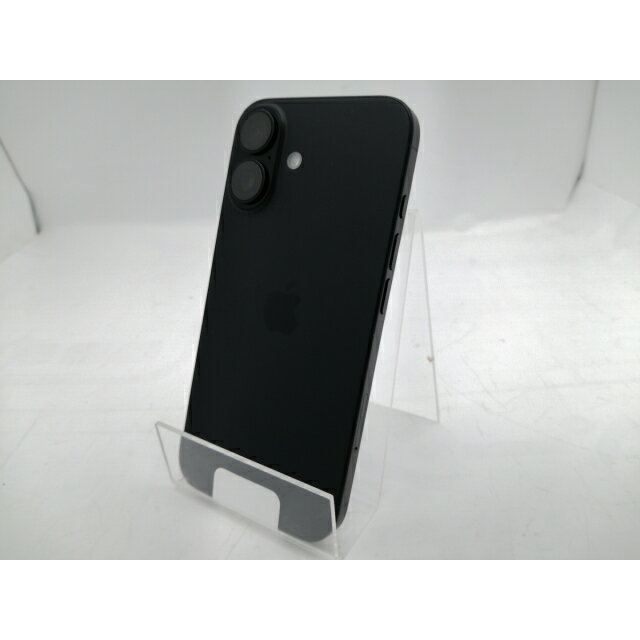 【未使用】Apple docomo 【SIMフリー】 iPhone 16 128GB ブラック MYDQ3J/A【秋葉5号】保証期間3ヶ月