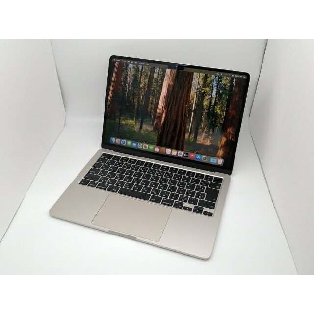 【中古】Apple MacBook Air 13インチ M3(CPU:8C/GPU:10C) 16GB/512GB スターライト MXCU3J/A (13インチ, M3, 2024)【秋葉5号】保証期間1ヶ月【ランクA】
