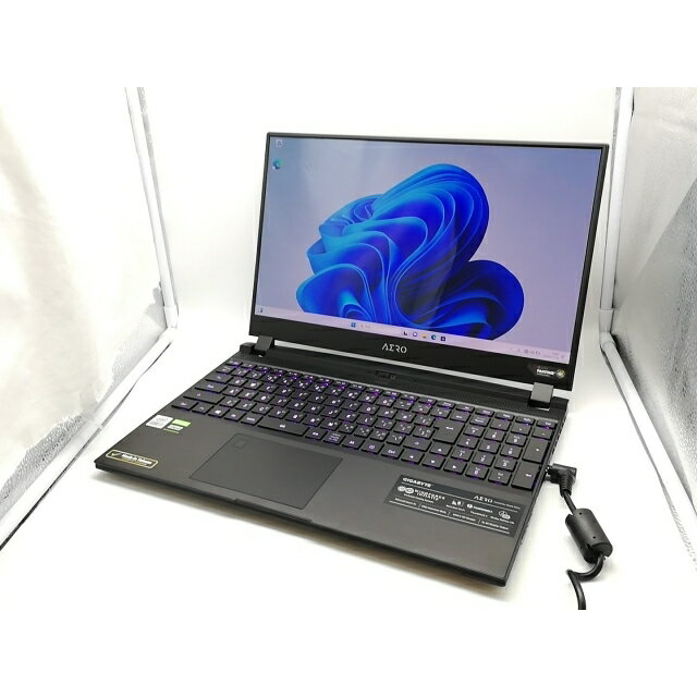 【中古】GIGABYTE AERO15KC 【i7-10870H 16G 512G(SSD) RTX3060 2.5GbE WiFi 15LCD(4K)】【横浜】保証..