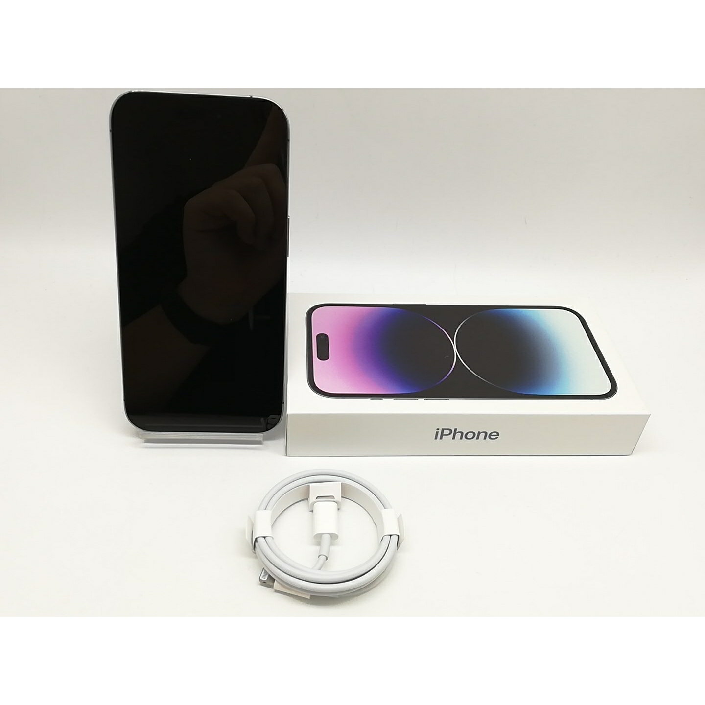 【中古】Apple 国内版 【SIMフリー】 iPhone 14 Pro 128GB ディープパープル MQ0F3J/A【横浜】保証期間1ヶ月【ランクA】