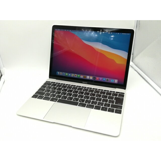 【中古】Apple MacBook 12インチ CoreM:1.1GHz 256GB シルバー MF855J/A Early 2015 【横浜】保証期間1ヶ月【ランクB】