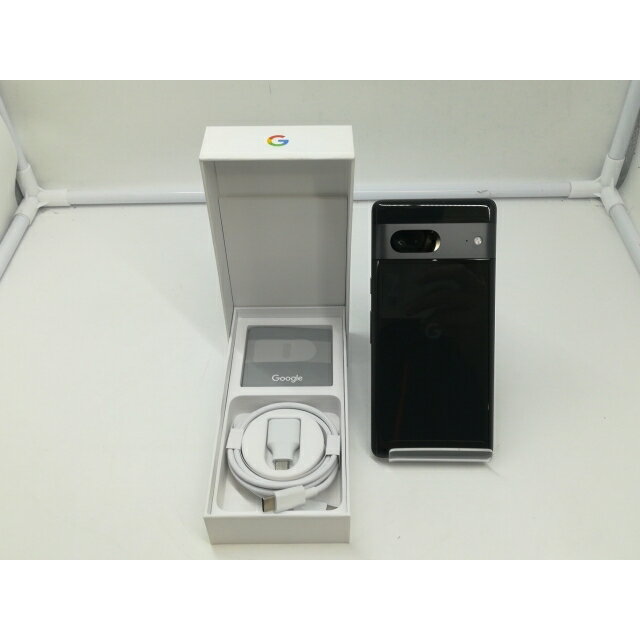 【中古】Google UQmobile 【SIMフリー】 Pixel 7 オブシディアン 8GB 128GB G03Z5【札幌】保証期間1ヶ月【ランクB】