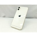 【中古】Apple docomo 【SIMロック解除済み】 iPhone 11 128GB ホワイト MWM22J/A【札幌】保証期間1週間【ランクC】