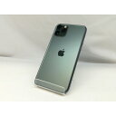【中古】Apple SoftBank 【SIMロック解除済み】 iPhone 11 Pro 64GB ミッドナイトグリーン MWC62J/A【札幌】保証期間1週...