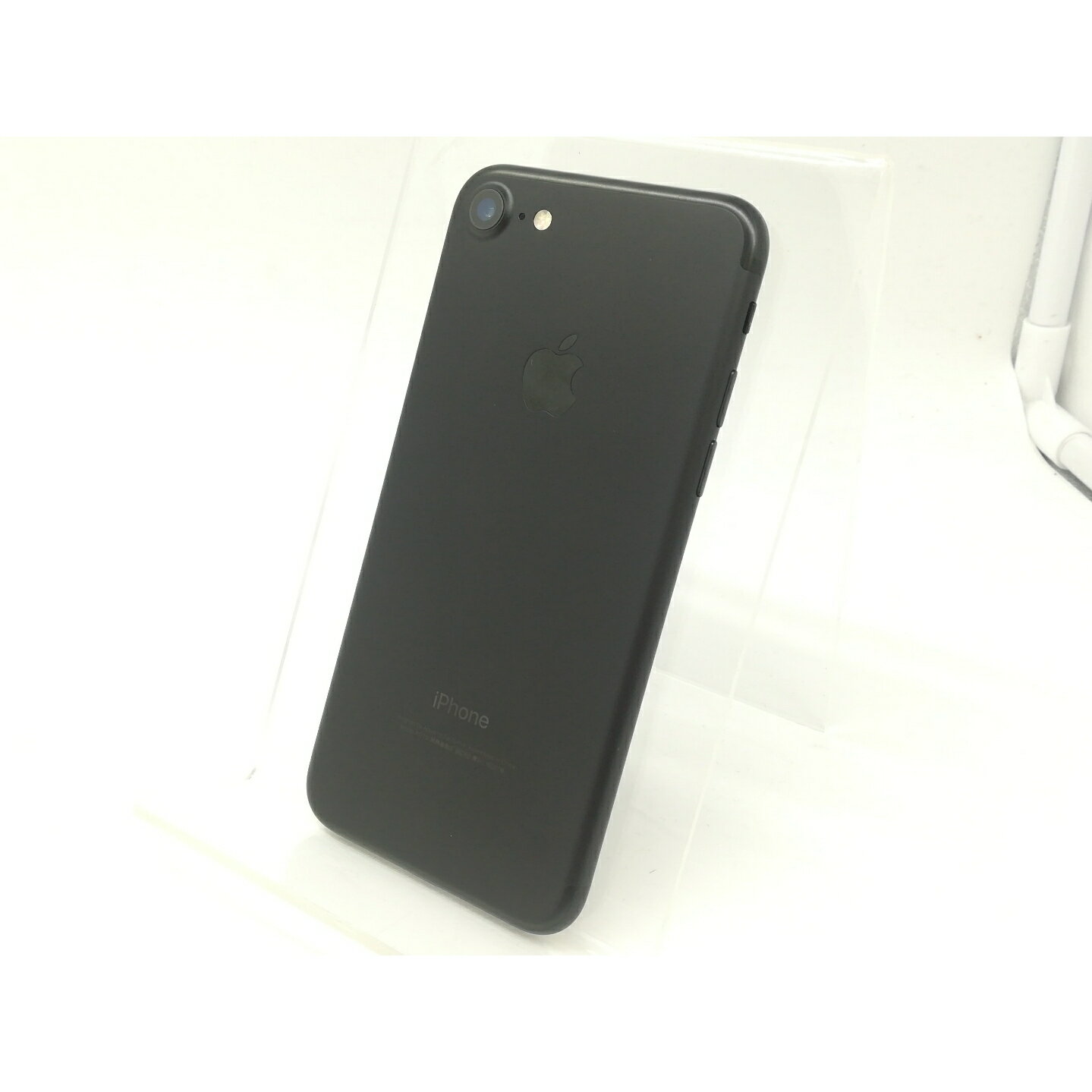 【中古】Apple docomo 【SIMロック解除済み】 iPhone 7 32GB ブラック MNCE2J/A【札幌】保証期間1週間【ランクC】