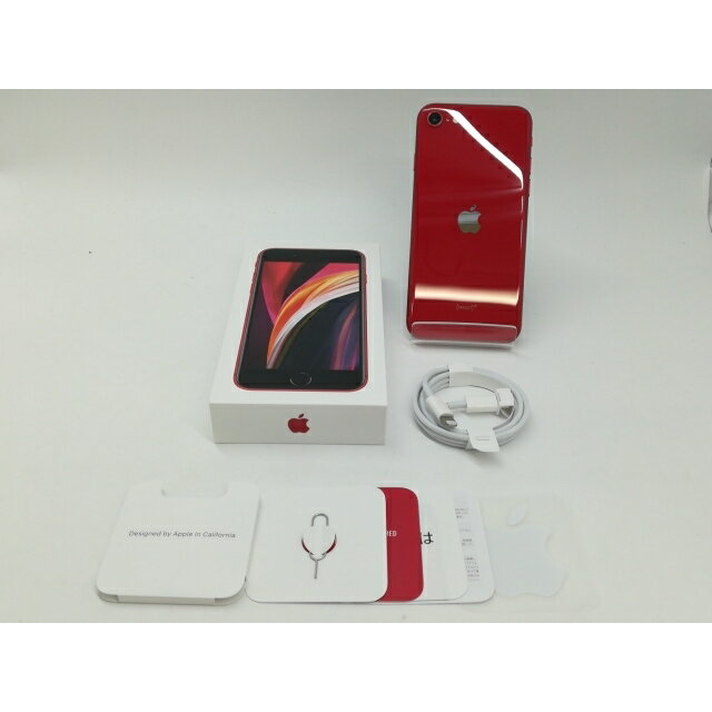 【中古】Apple au 【SIMロック解除済み】 iPhone SE（第2世代） 64GB (PRODUCT)RED MHGR3J/A（後期型番）【札幌】保証期間1ヶ月【ランクA】