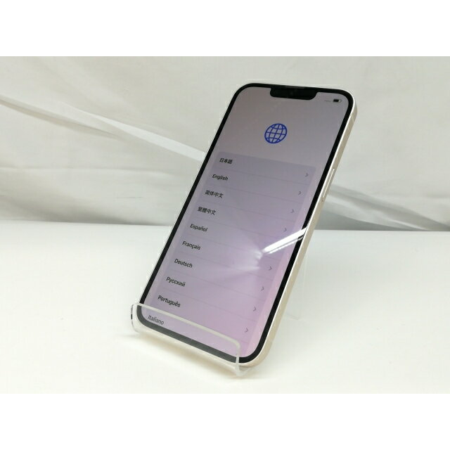 【中古】Apple 楽天モバイル 【SIMフリー】 iPhone 14 256GB スターライト MPW33J/A【札幌】保証期間1ヶ月【ランクB】