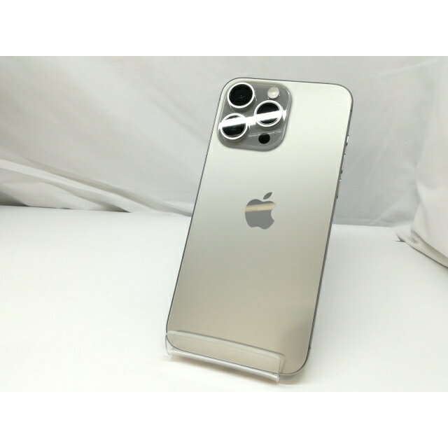 【中古】Apple 国内版 【SIMフリー】 iPhone 15 Pro Max 256GB ナチュラルチタニウム MU6R3J/A【札幌】保証期間1ヶ月【ランクA】