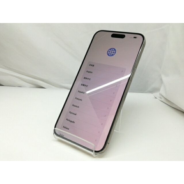 【中古】Apple 国内版 【SIMフリー】 iPhone 15 Pro Max 256GB ナチュラルチタニウム MU6R3J/A【札幌】保証期間1ヶ月【ランクA】